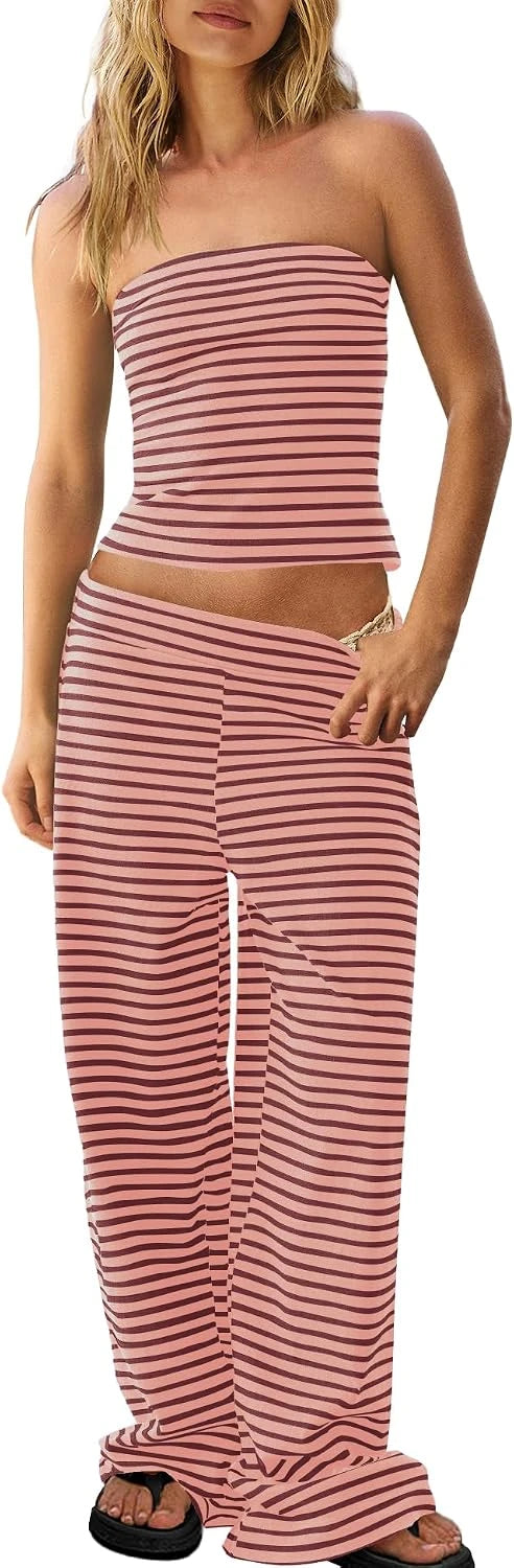 Panadila Striped Lounge Set