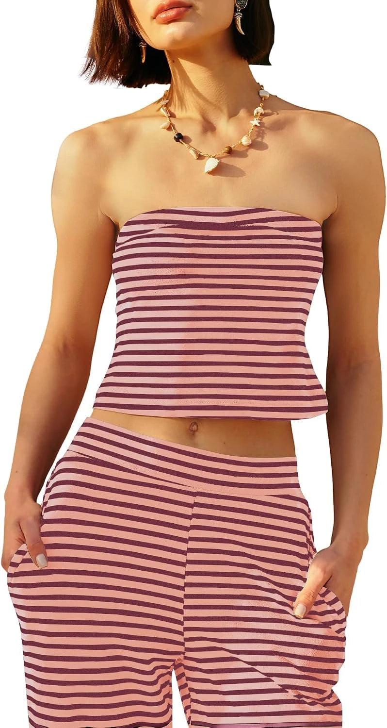 Panadila Striped Lounge Set
